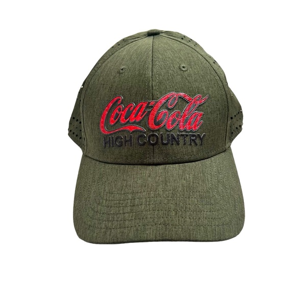 Pacific Headwear‎ 747 Coca Cola High Country Vented Dri-wick adjustable hat OSFM - Picture 1 of 8